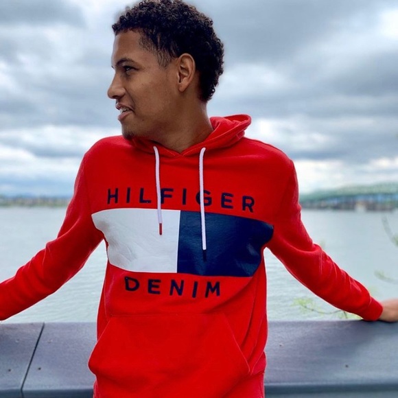 Tommy Hilfiger Other - (Used Red) Tommy Hilfiger Denim hoodie Tommy Hilfiger Other - (Used Red) Tommy Hilfiger Denim hoodie